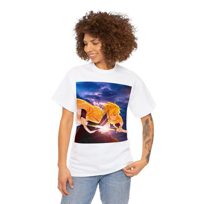 Anime Inspired Shirt {Unisex Heavy Cotton Tee} {Ai Generated} {EU}