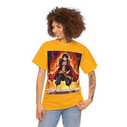 Anime Inspired Shirt {Unisex Heavy Cotton Tee} {Ai Generated} {EU}