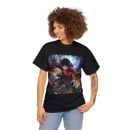 Anime Inspired Shirt {Unisex Heavy Cotton Tee} {Ai Generated} {EU}