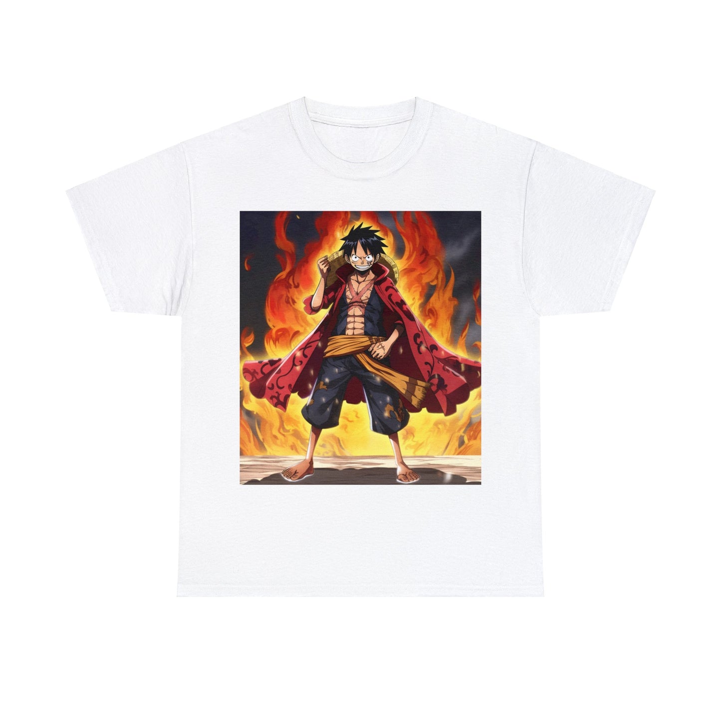 Anime Inspired Shirt {Unisex Heavy Cotton Tee} {Ai Generated} {EU}