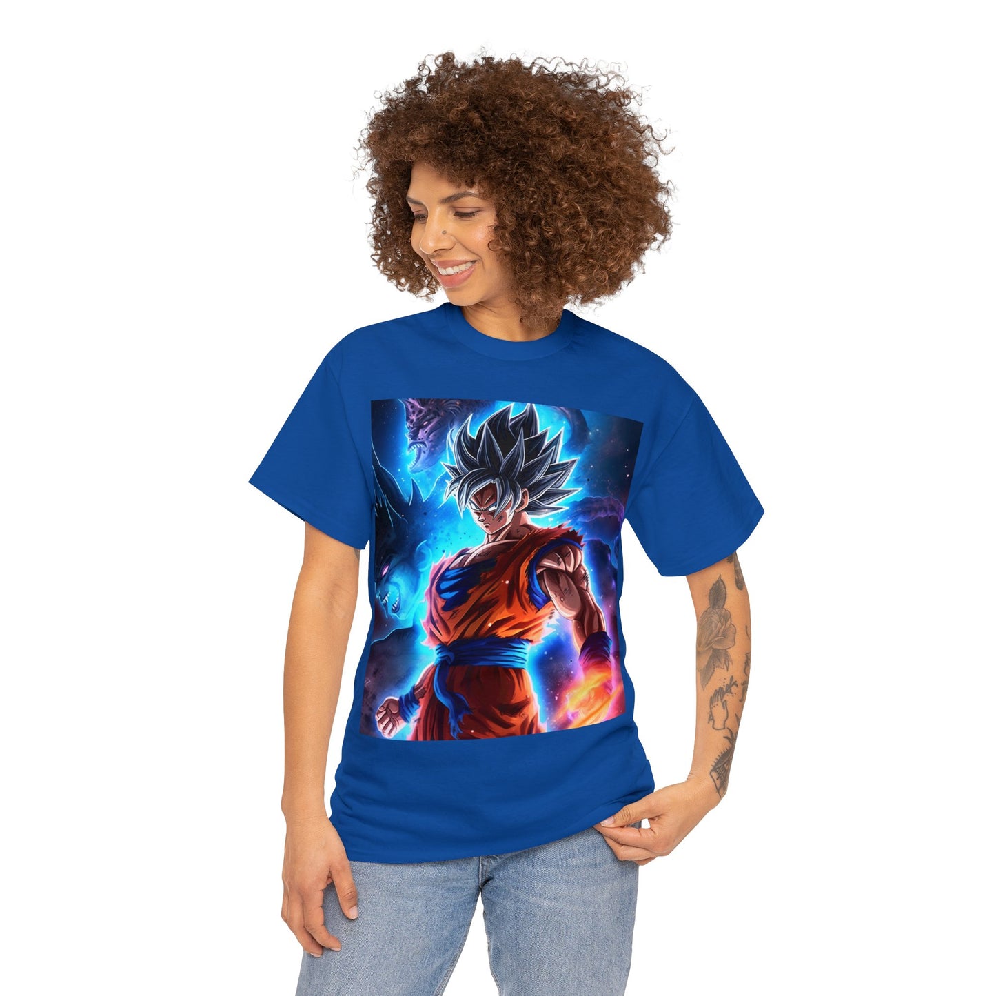 Anime Inspired Shirt {Unisex Heavy Cotton Tee} {Ai Generated} {EU}