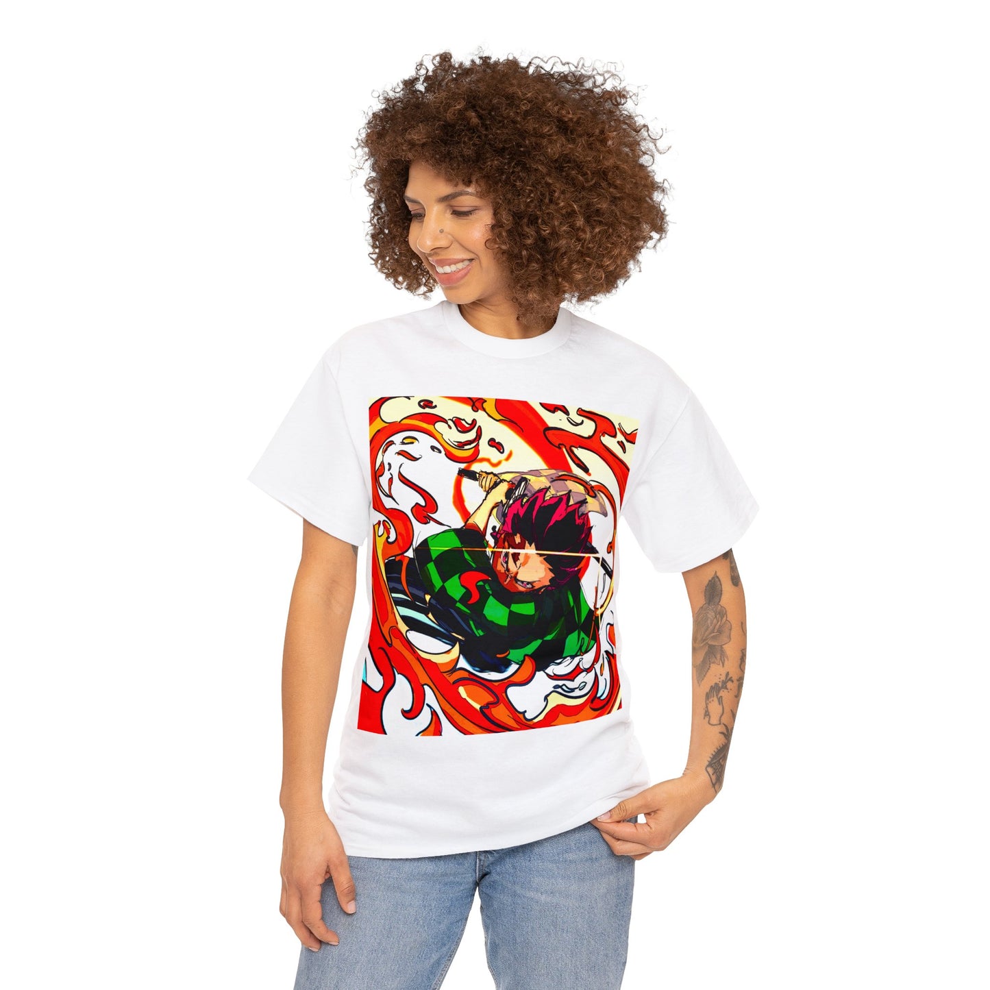 Anime Inspired Shirt {Unisex Heavy Cotton Tee} {EU}