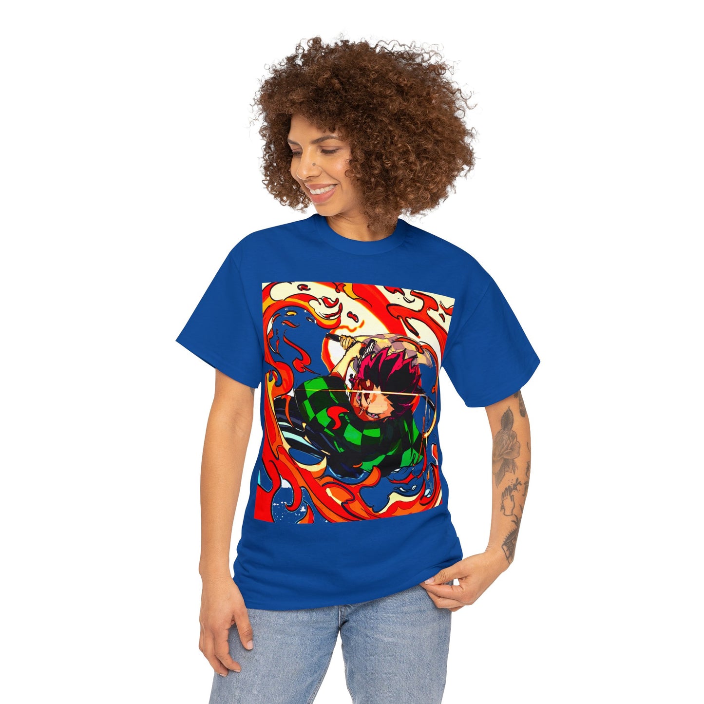 Anime Inspired Shirt {Unisex Heavy Cotton Tee} {EU}