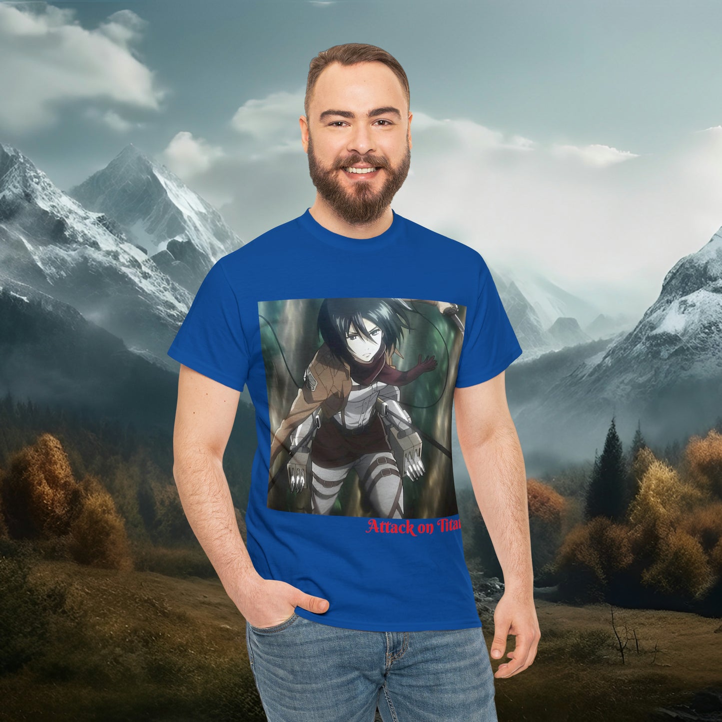 Anime Inspired Shirt {Unisex Heavy Cotton Tee} {Ai Generated} {EU}