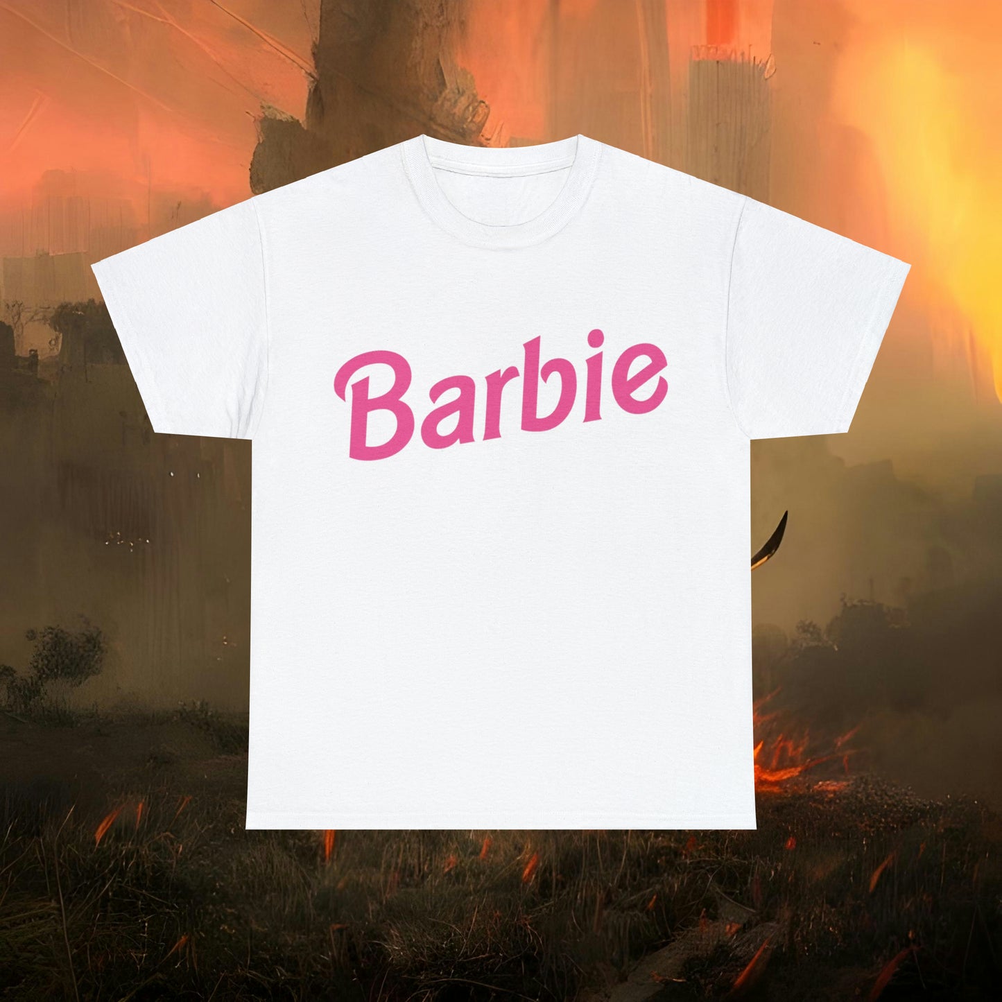 Barbie Inspired Shirt {Unisex Heavy Cotton Tee} {Ai Generated} {EU}