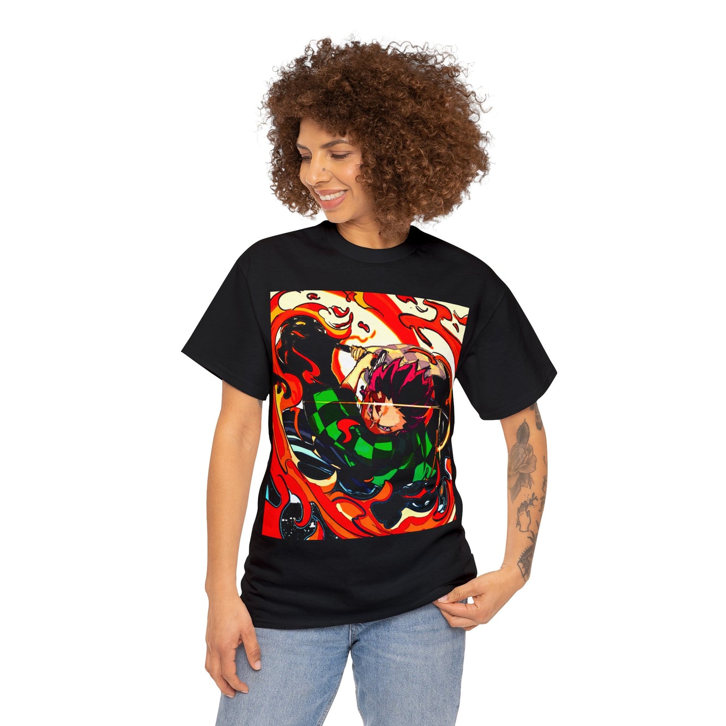 Anime Inspired Shirt {Unisex Heavy Cotton Tee} {EU}