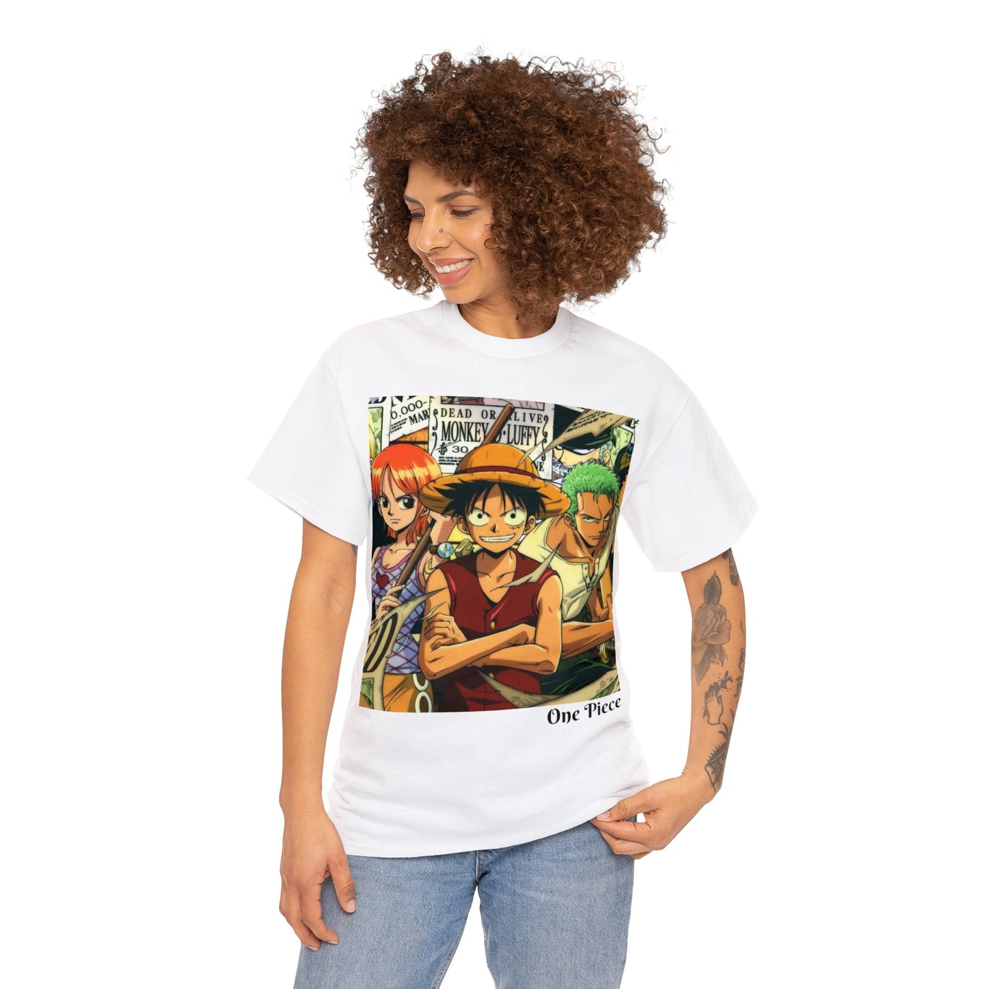 Anime Inspired Shirt {Unisex Heavy Cotton Tee} {Ai Generated} {EU}