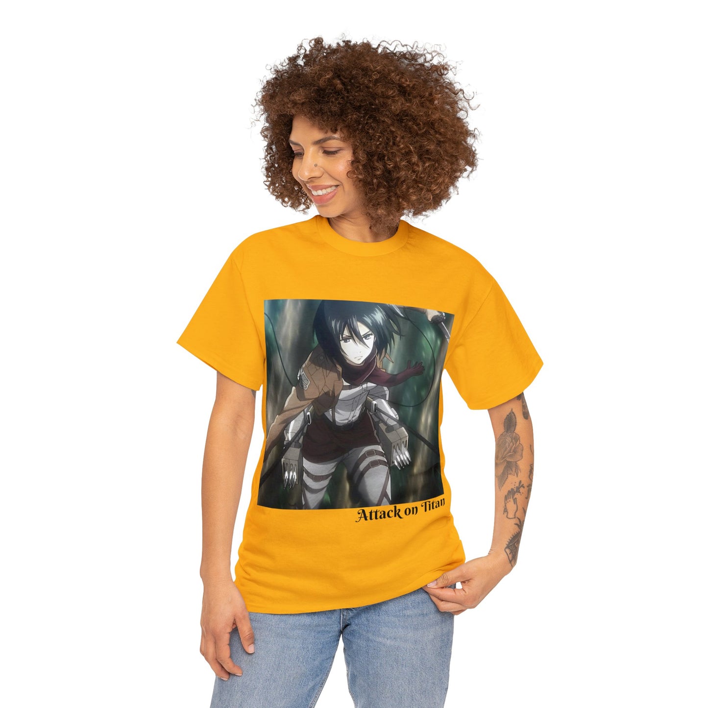 Anime Inspired Shirt {Unisex Heavy Cotton Tee} {Ai Generated} {EU}