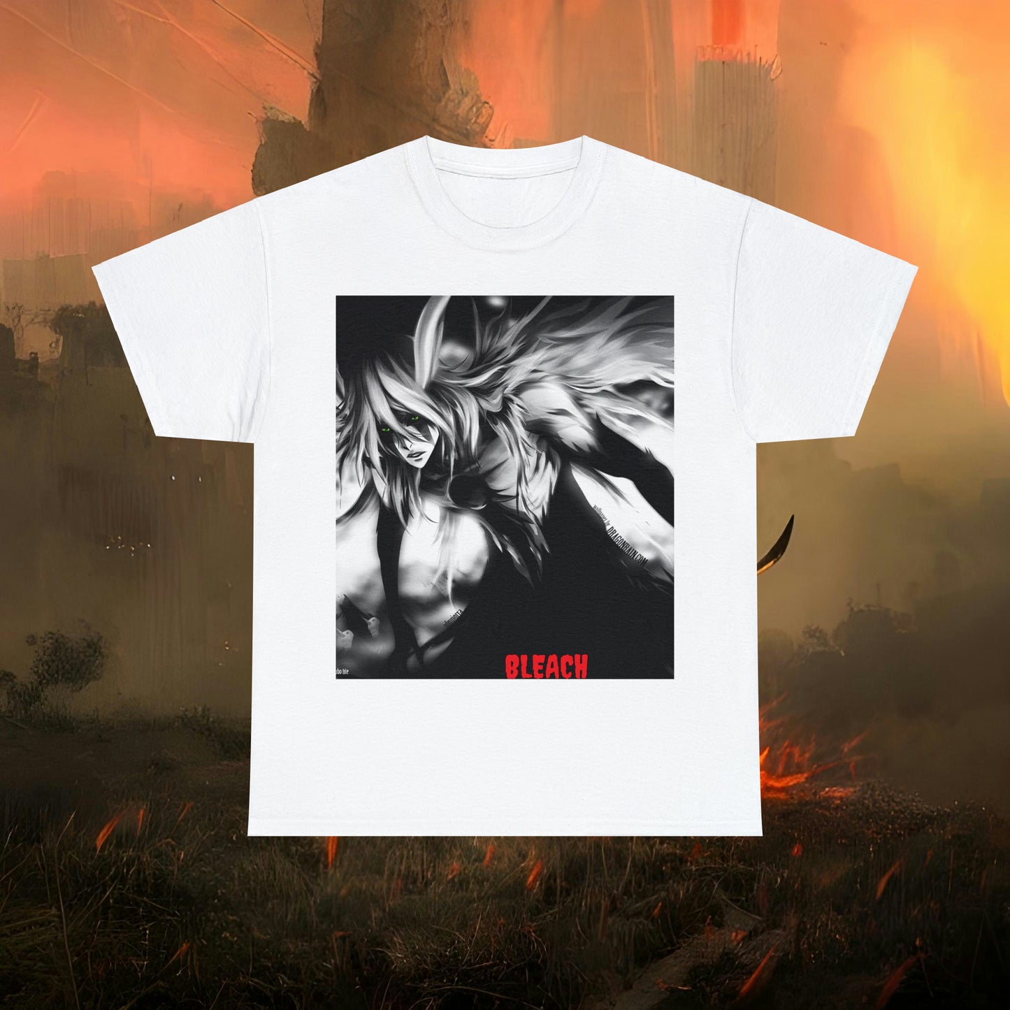 Anime Inspired Shirt {Unisex Heavy Cotton Tee} {Ai Generated} {EU}