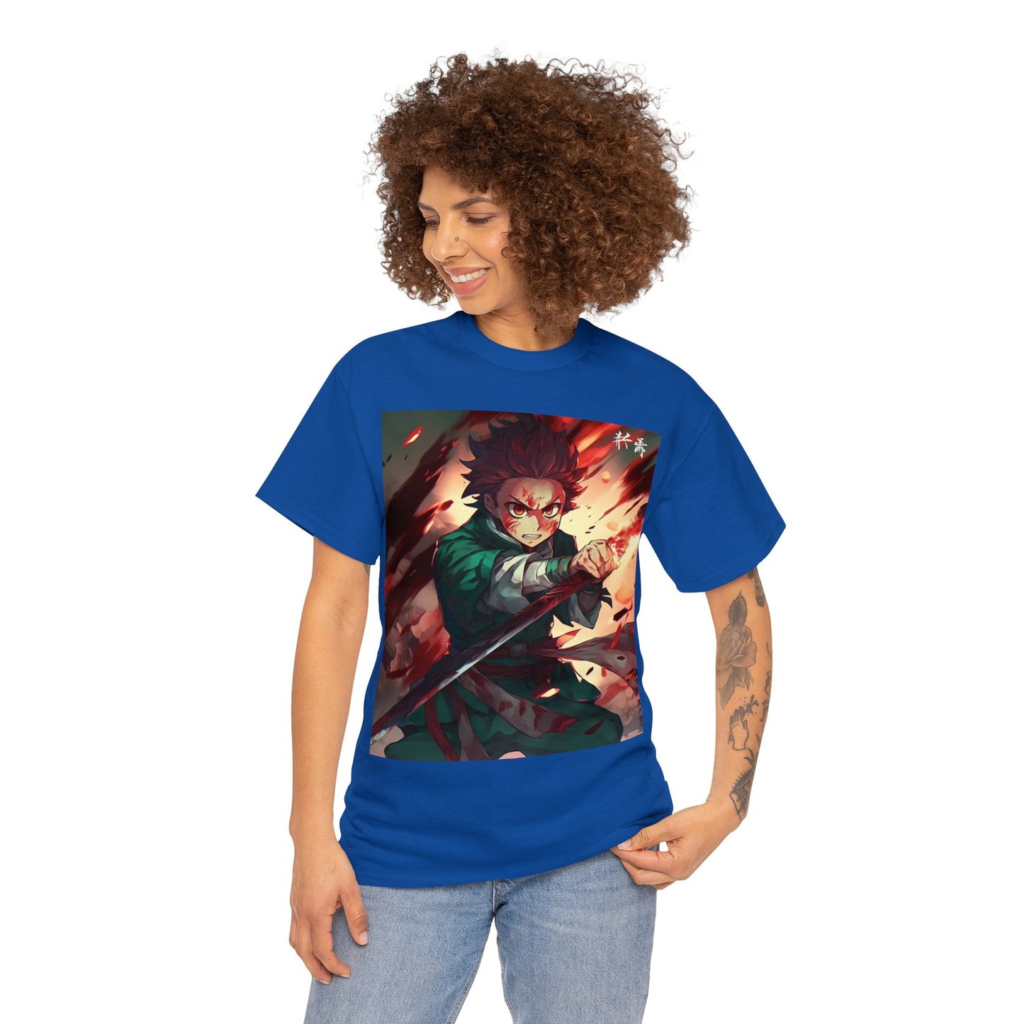 Anime Inspired Shirt {Unisex Heavy Cotton Tee} Ai Generated {EU}