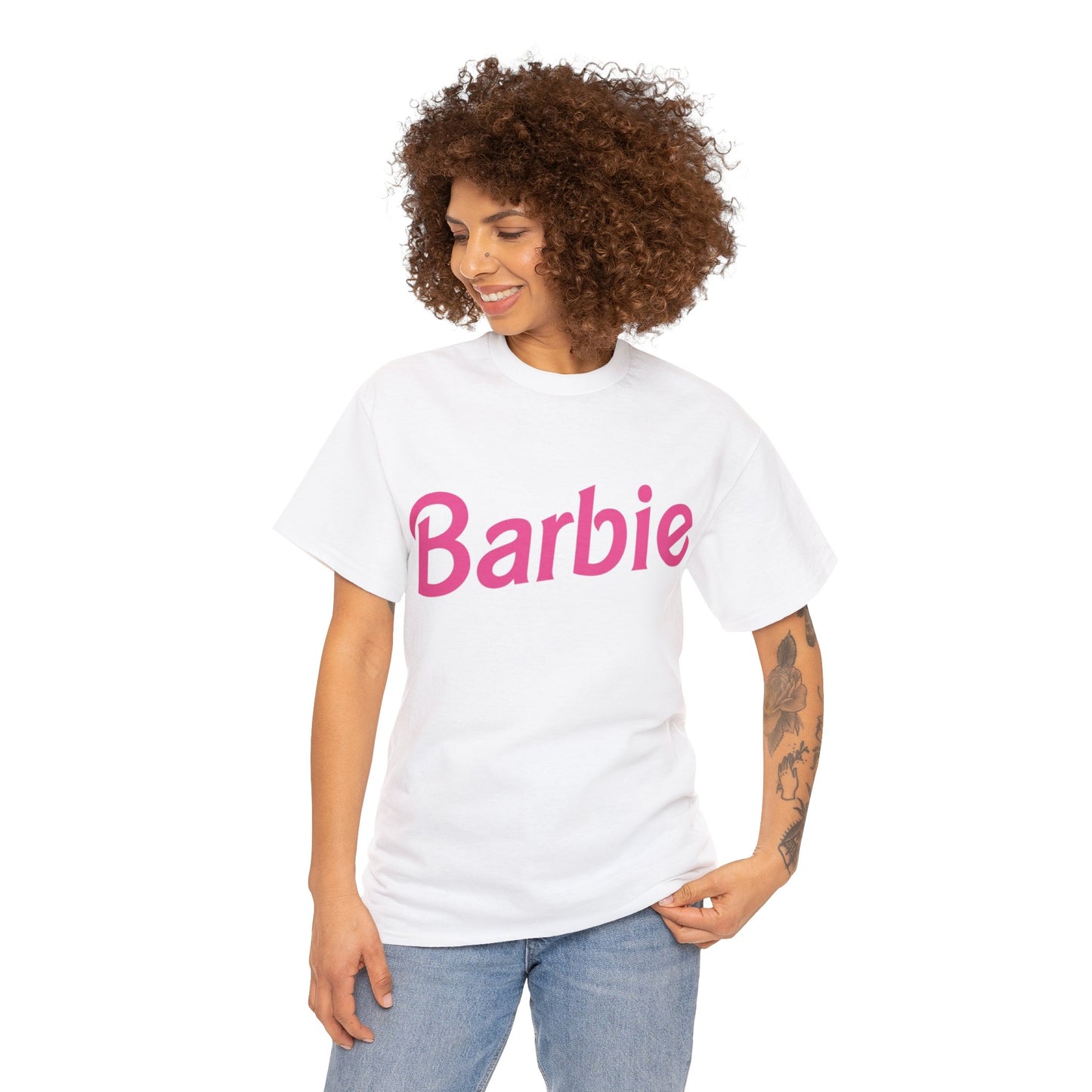 Barbie Inspired Shirt {Unisex Heavy Cotton Tee} {Ai Generated} {EU}