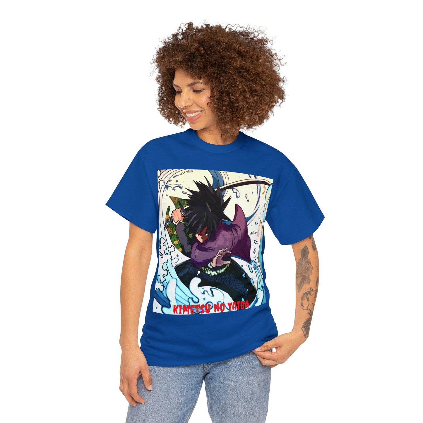 Anime Inspired Shirt {Unisex Heavy Cotton Tee} {Ai Generated} {EU}