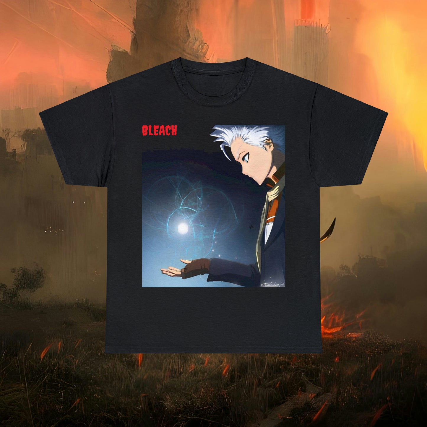 Anime Inspired Shirt {Unisex Heavy Cotton Tee} {Ai Generated} {EU}