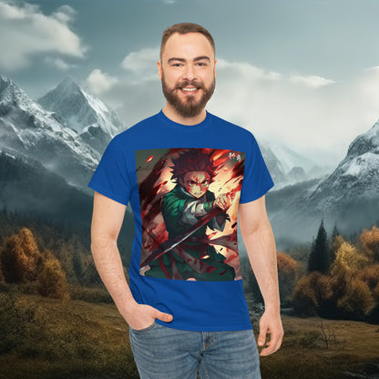 Anime Inspired Shirt {Unisex Heavy Cotton Tee} Ai Generated {EU}