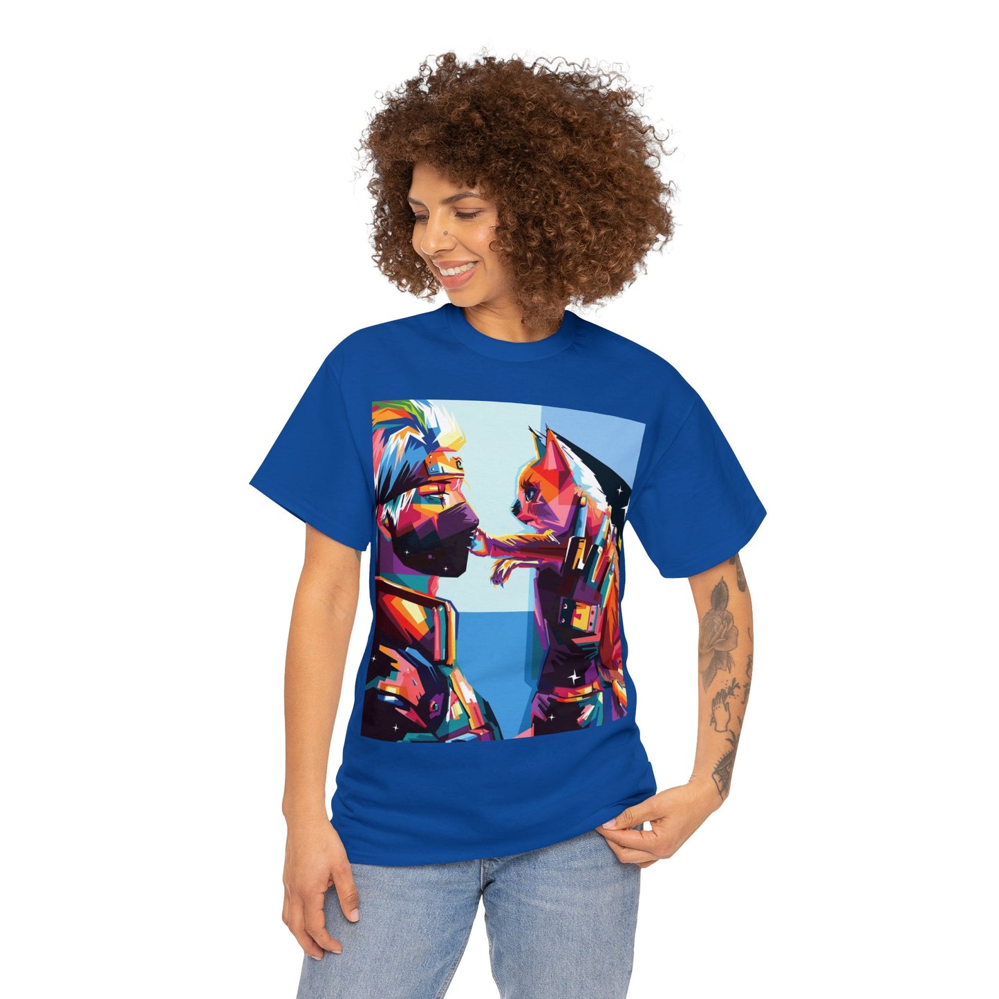 Anime Inspired Shirt {Unisex Heavy Cotton Tee} {Ai Generated} {EU}