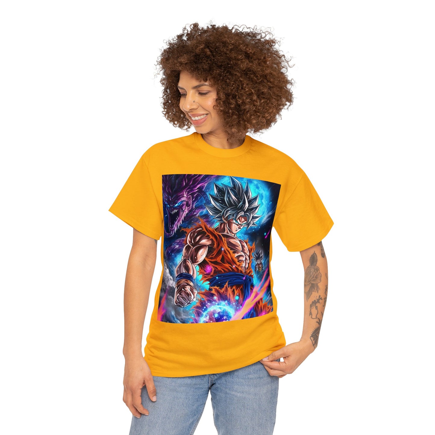 Anime Inspired Shirt {Unisex Heavy Cotton Tee} {Ai Generated} {EU}