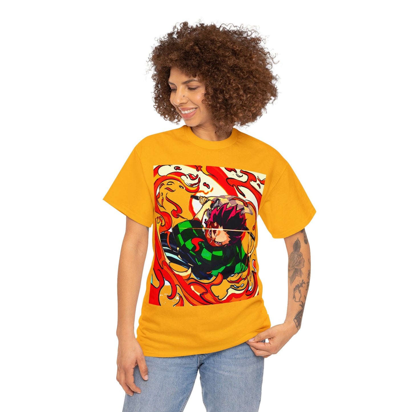 Anime Inspired Shirt {Unisex Heavy Cotton Tee} {EU}