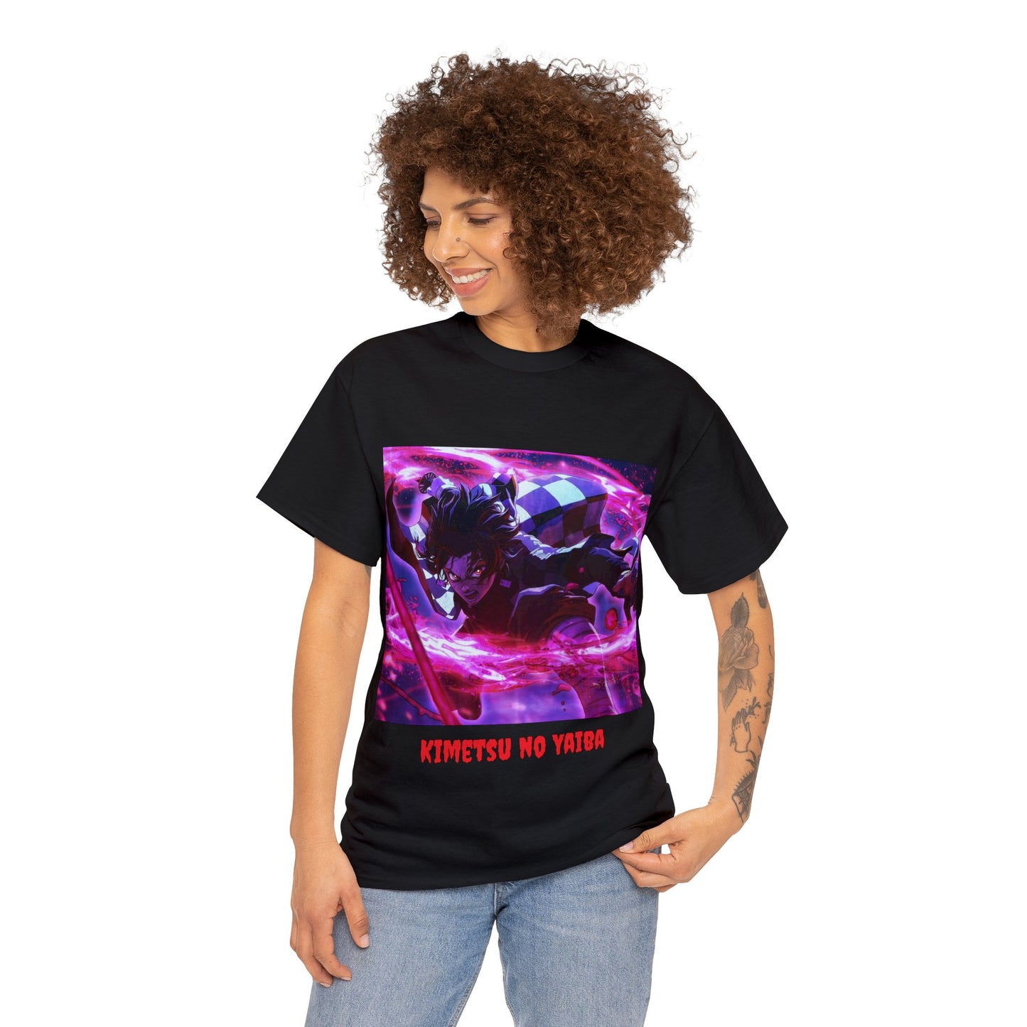 Anime Inspired Shirt {Unisex Heavy Cotton Tee} {Ai Generated} {EU}