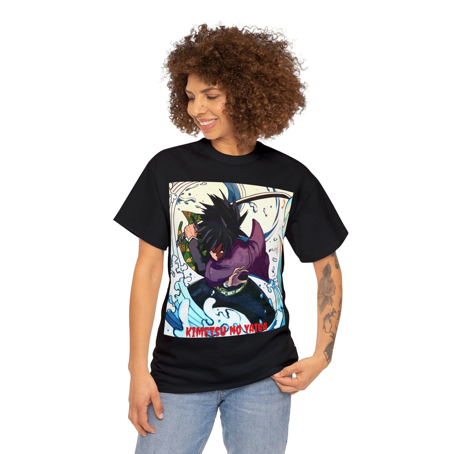 Anime Inspired Shirt {Unisex Heavy Cotton Tee} {Ai Generated} {EU}