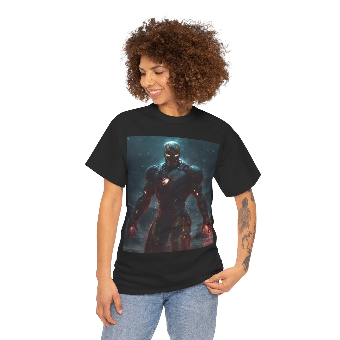 Super Hero Inspired Shirt {Unisex Heavy Cotton Tee} {Ai Generated} {EU}