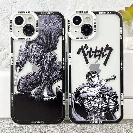 Berserk Guts Anime Phone Case For iPhone - GamingZoneGR