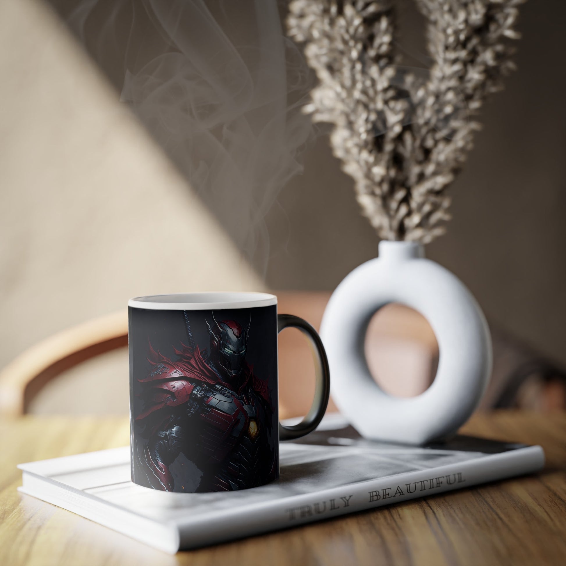 Civil War - Super Hero {Ai Generated} Magic Mug, 11oz {EU} - GamingZoneGR