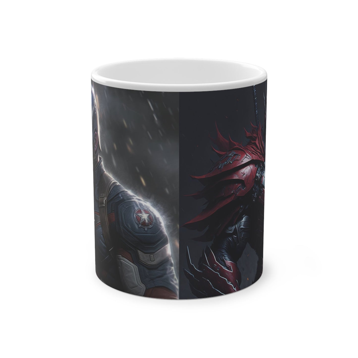 Civil War - Super Hero {Ai Generated} Magic Mug, 11oz {EU} - GamingZoneGR