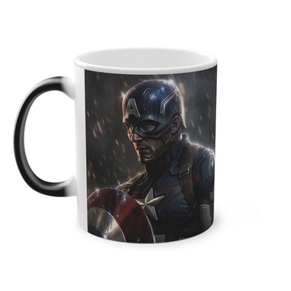 Civil War - Super Hero {Ai Generated} Magic Mug, 11oz {EU} - GamingZoneGR