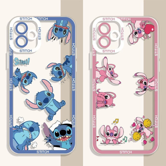 Disney Stitch Soft Silicone Case for iPhone Lens Protective Cover - GamingZoneGR