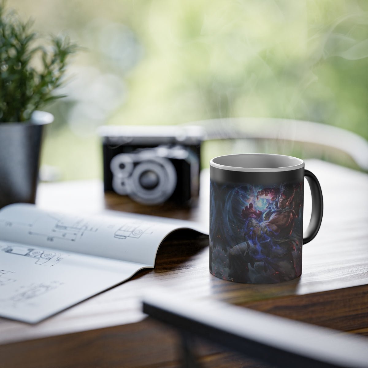 Figther Street 6 {Ai Generated} Magic Mug {EU}, 11oz - GamingZoneGR