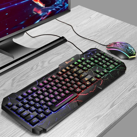 Gaming Keyboard & Mouse Set - GamingZoneGR