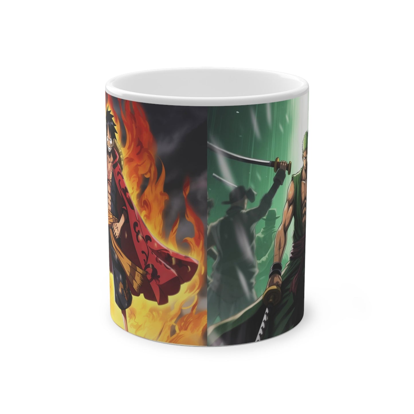 Luffy vs Zoro {One Piece} Magic Mug, 11oz {EU} - GamingZoneGR