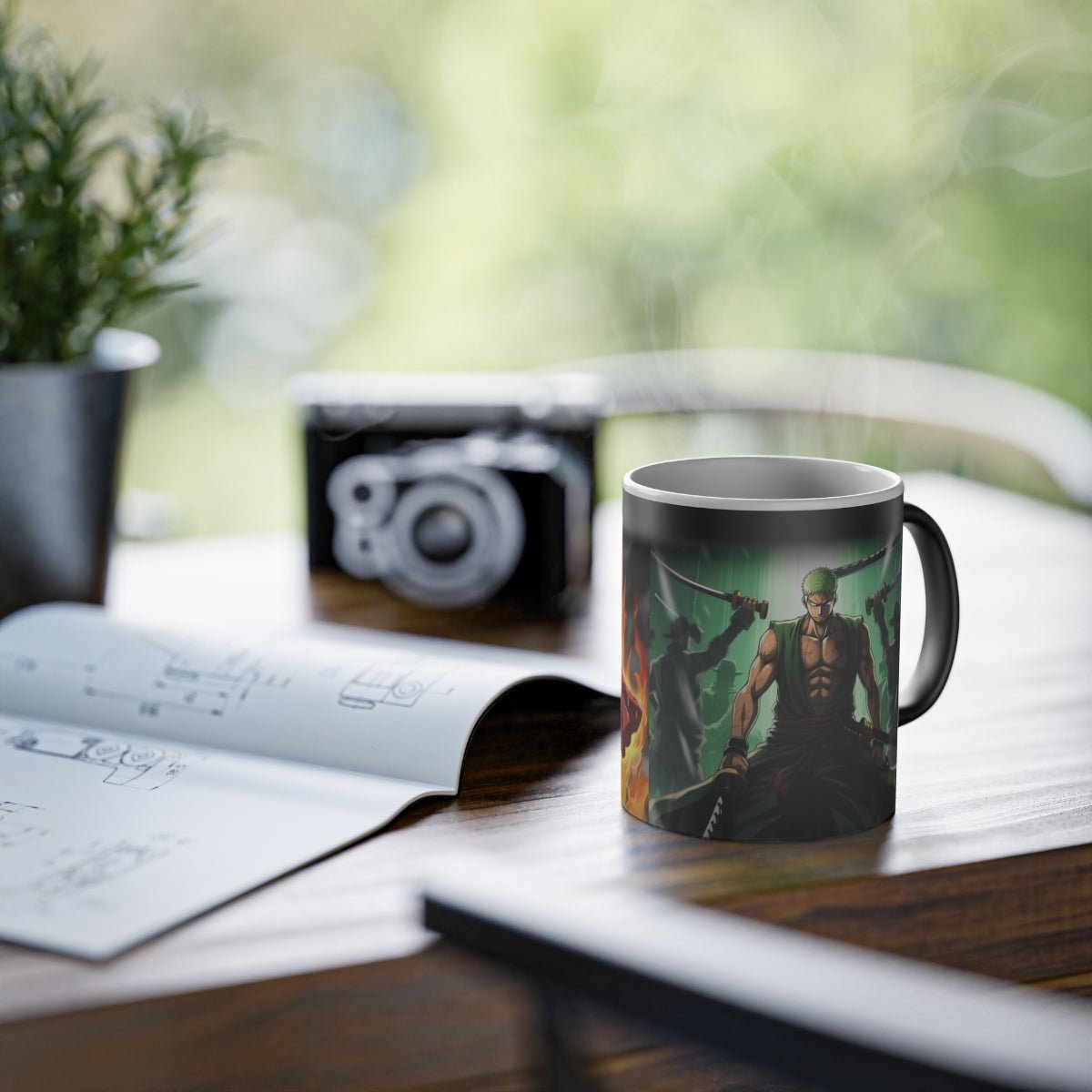 Luffy vs Zoro {One Piece} Magic Mug, 11oz {EU} - GamingZoneGR