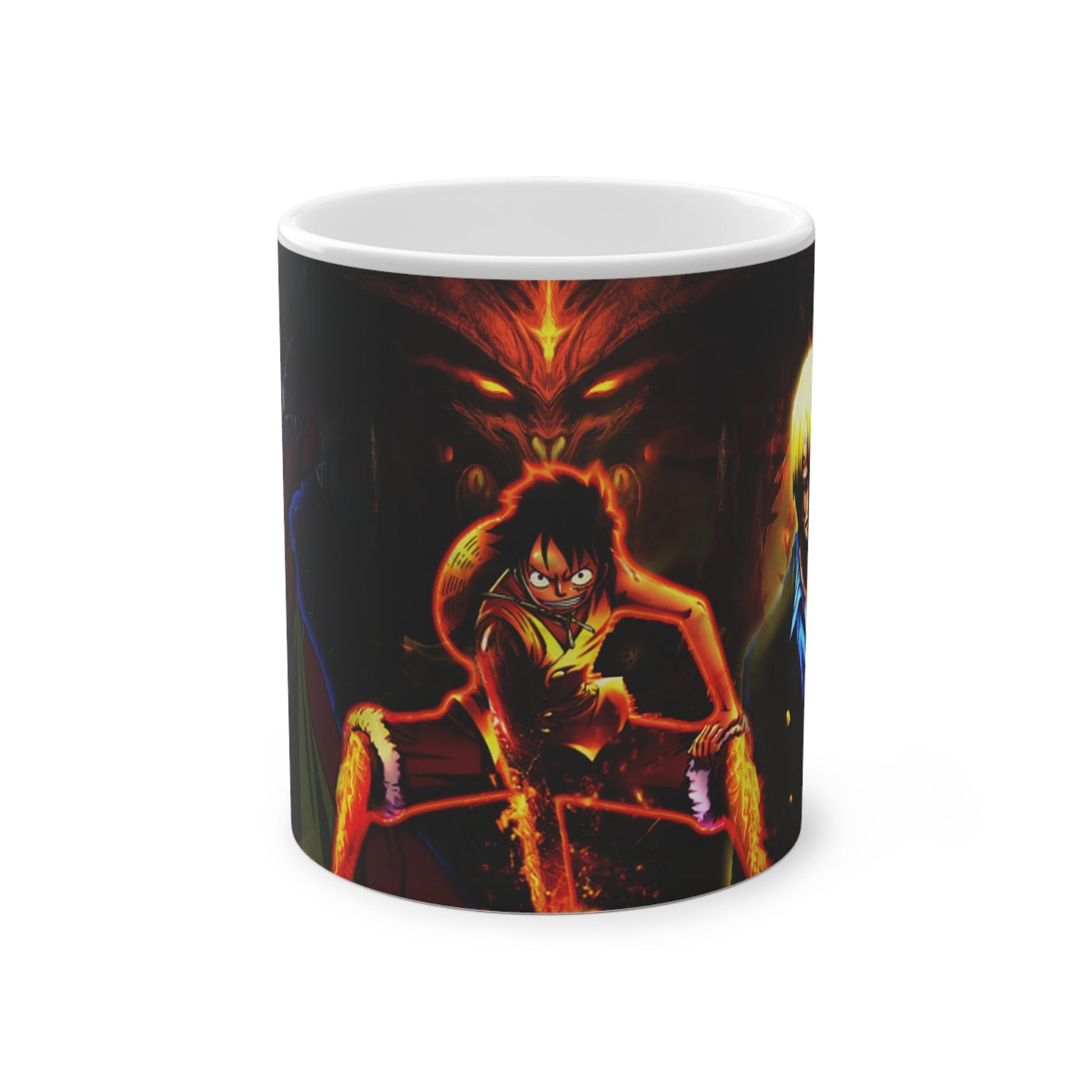 Trio Monster - Anime Inspired {Ai Generated} Magic Mug, 11oz {EU} - GamingZoneGR